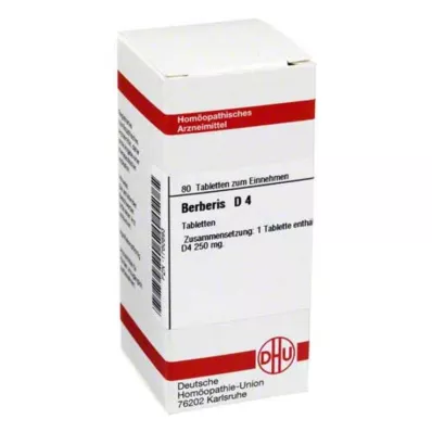BERBERIS D 4 tabletti, 80 tk BERBERIS D 4 tabletti, 80 tk