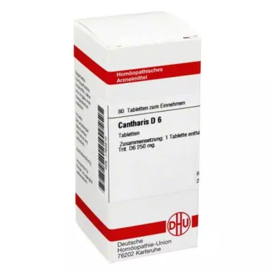 CANTHARIS D 6 tabletti, 80 tk