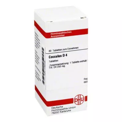 COCCULUS D 4 tabletti, 80 tk