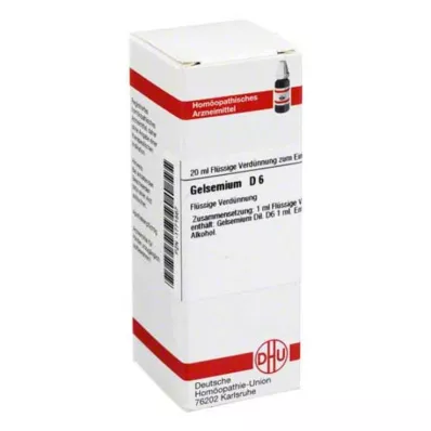 GELSEMIUM D 6 Lahjendus, 20 ml