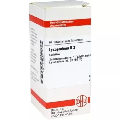 LYCOPODIUM D 3 tabletti, 80 tk LYCOPODIUM D 3 tabletti, 80 tk
