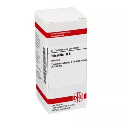 PULSATILLA D 6 tabletti, 80 tk PULSATILLA D 6 tabletti, 80 tk