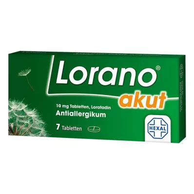 LORANO ägedad tabletid, 7 tk