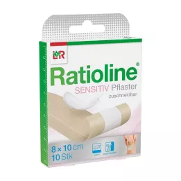 RATIOLINE tundlik haavaplaaster 8 cmx1 m, 1 tk