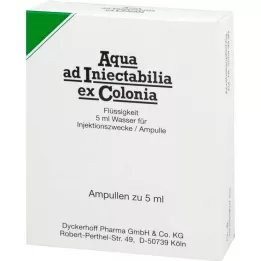 AQUA AD iniectabilia ex Colonia ampullid, 10X5 ml