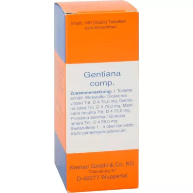 Gentiana Comp, 100 tk