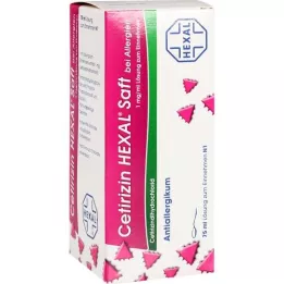 CETIRIZIN HEXAL allergiaga mahl, 75 ml