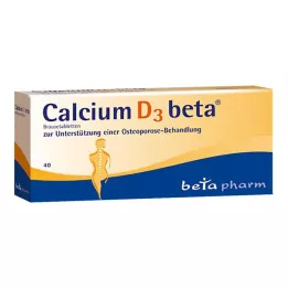 CALCIUM D3 beeta kihisevad tabletid, 40 tk