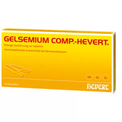 GELSEMIUM COMP Hevert, 10x2 ml GELSEMIUM COMP Hevert, 10x2 ml