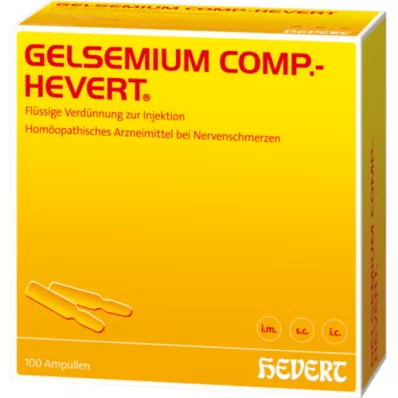 Gelsemium comp Hevers, 100x2 ml Gelsemium comp Hevers, 100x2 ml
