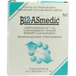 B12 ASMEDIC ampullid, 5X1ml