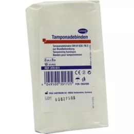 Tamponadebind 2 cmx5 m unteril Hartmann, 10 tk