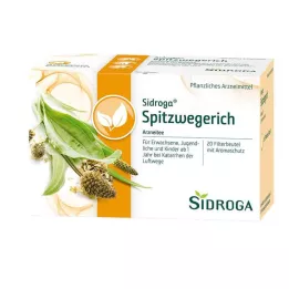 SIDROGA Ribwort Plantain tee filtrikotid, 20X1,4 g