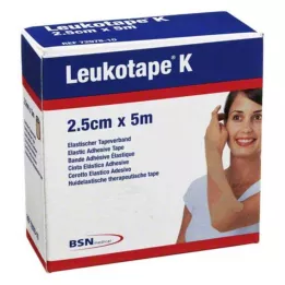 LEUKOTAPE 2,5 cm parempidi nahavärvi, 1 tk