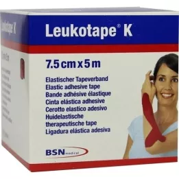 LEUKOTAPE K 7,5 cm punane, 1 tk