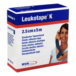 LEUKOTAPE K 2,5 cm sinine, 1 tk