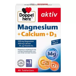 DOPPELHERZ Magneesium+Kaltsium+D3 tabletid, 40 tk