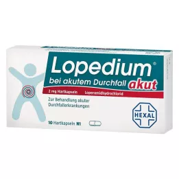 LOPEDIUM äge ägeda kõhulahtisuse korral kõvakapslid, 10 tk
