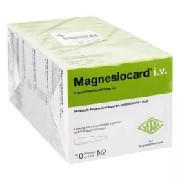 MAGNESIOCARD i.v. Süstelahus, 50X10 ml