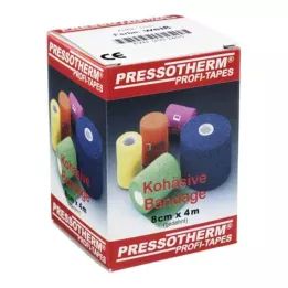 PRESSOTHERM Kohesive side 8 cmx4 m valge, 1 tk