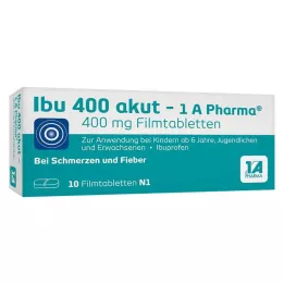 IBU 400 akut-1A Pharma õhukese polümeerikattega tabletti, 10 tk