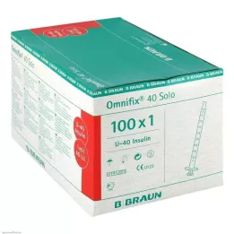 OMNIFIX Solo Insuliinspr.1 ml U40, 100X1 ml
