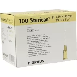 STERICAN kanüülid 19 Gx1 1/4 1,1x30 mm, 100 tk