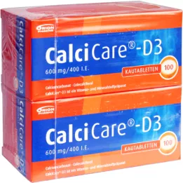 CALCICARE D3 närimistabletid, 200 tk