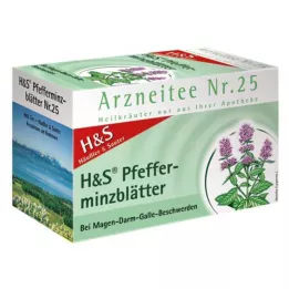 H&amp;S Piparmünditee filtrikotid, 20X1,5 g