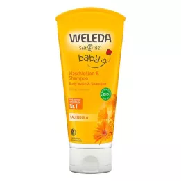 WELEDA Calendula Wash Lotion &amp; šampoon, 200 ml