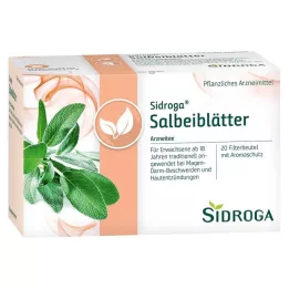 SIDROGA Salveilehtede teefiltri kotid, 20X1,5 g