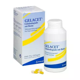 GELACET Želatiinkapslid biotiiniga, 320 tk