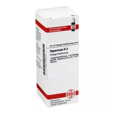 HYPERICUM D 3 Lahjendus, 20 ml HYPERICUM D 3 Lahjendus, 20 ml