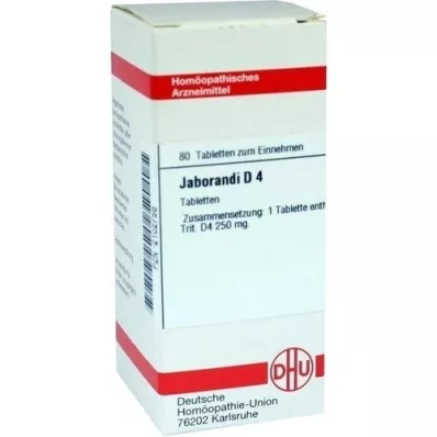 JABORANDI D 4 tabletid, 80 tk JABORANDI D 4 tabletid, 80 tk
