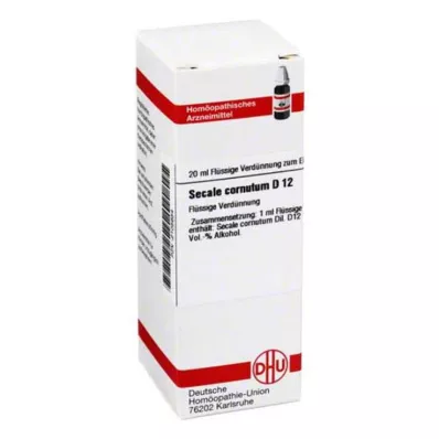 SECALE CORNUTUM D 12 Lahjendus, 20 ml SECALE CORNUTUM D 12 Lahjendus, 20 ml