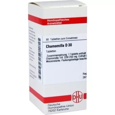 CHAMOMILLA D 30 tabletti, 80 tk CHAMOMILLA D 30 tabletti, 80 tk