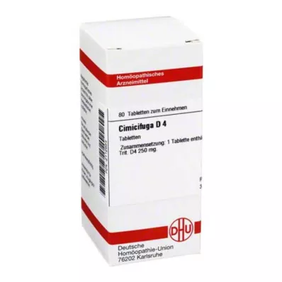 CIMICIFUGA D 4 tabletti, 80 tk CIMICIFUGA D 4 tabletti, 80 tk