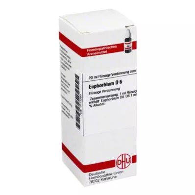 EUPHORBIUM D 6 Lahjendus, 20 ml