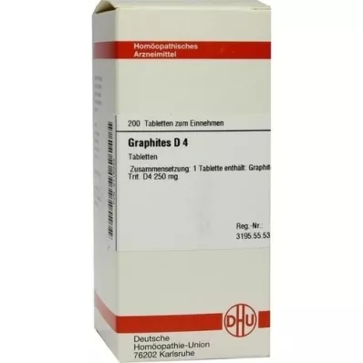 GRAPHITES D 4 tabletid, 200 tk GRAPHITES D 4 tabletid, 200 tk