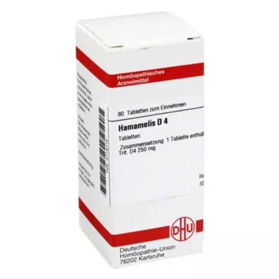 HAMAMELIS D 4 tabletti, 80 tk