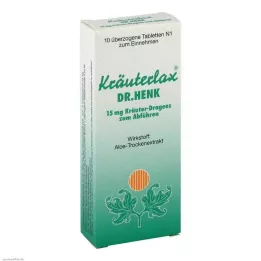 KRÄUTERLAX Dr.Henk 15 mg taimsed tabletid lahtistiteks, 10 tk