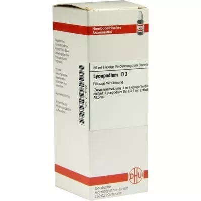 LYCOPODIUM D 3 Lahjendus, 50 ml