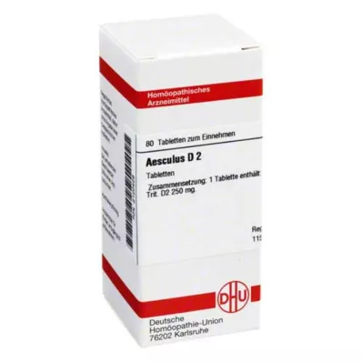 AESCULUS D 2 tabletid, 80 tk