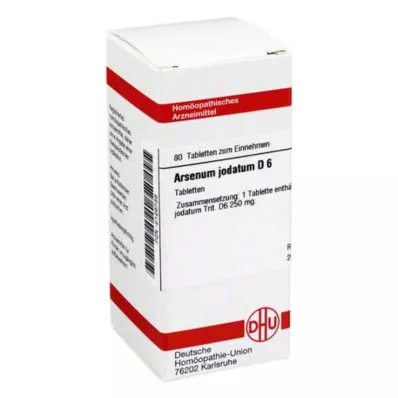 ARSENUM JODATUM D 6 tabletti, 80 tk ARSENUM JODATUM D 6 tabletti, 80 tk