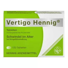 VERTIGO HENNIG Tabletid, 100 tk