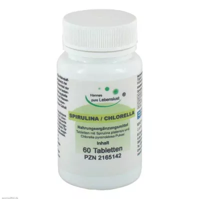SPIRULINA+CHLORELLA tahvelarvutid, 60 tk