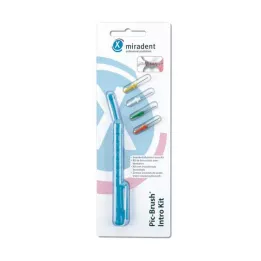 MIRADENT Interd.Pic-Brush Intro Kit 1H+4B.tra.blue, 1 tk