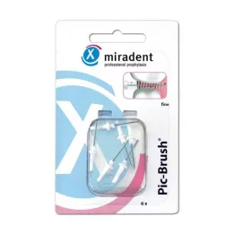 MIRADENT Interd.Pic-Brush asendushari peen valge, 6 tk