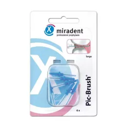 MIRADENT Interd.Pic-Brush asenduspintsel suur sinine, 6 tk
