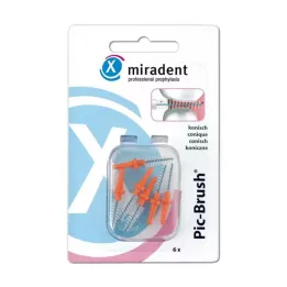 MIRADENT Interd.Pic-Brush asendushari kooniline oranž, 6 tk